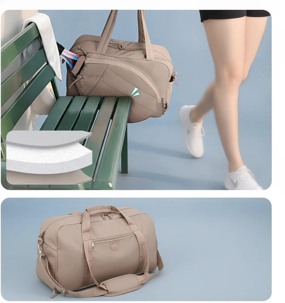 Tennis Bag Padded Racket Compartment & Shoe Compartment 42L Capacity