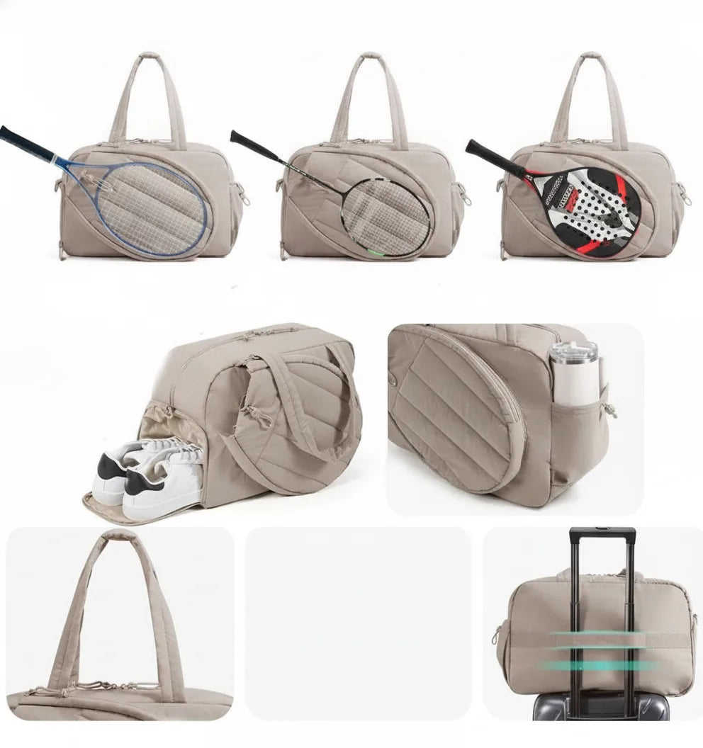 Tennis Bag Padded Racket Compartment & Shoe Compartment 42L Capacity