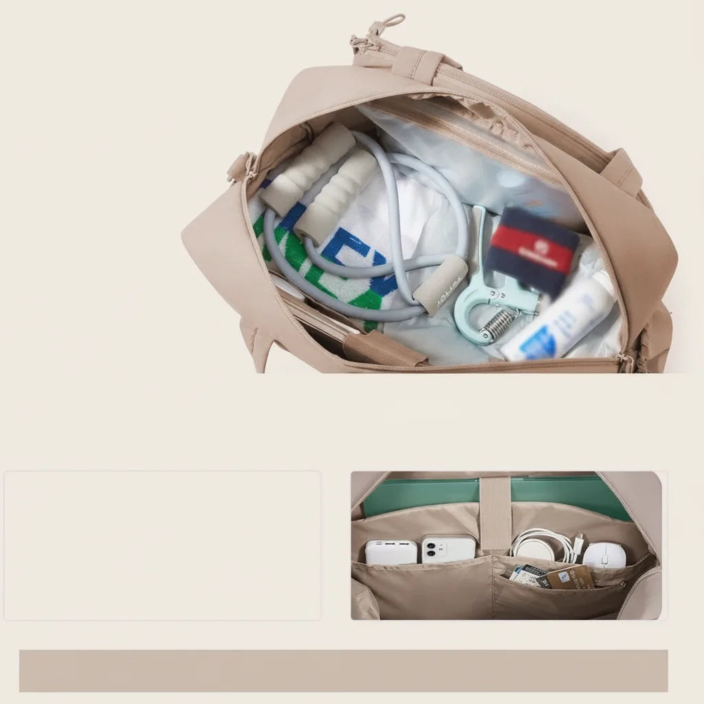 Tennis Bag Padded Racket Compartment & Shoe Compartment 42L Capacity