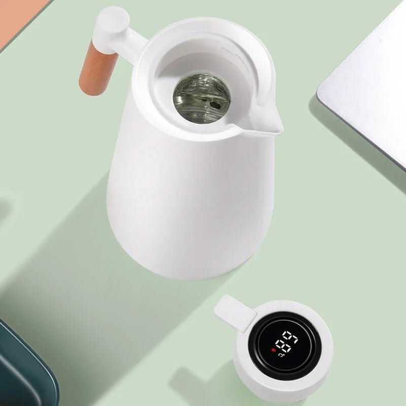 Thermos Flask Double-Walled Stainless Steel Digital Lid