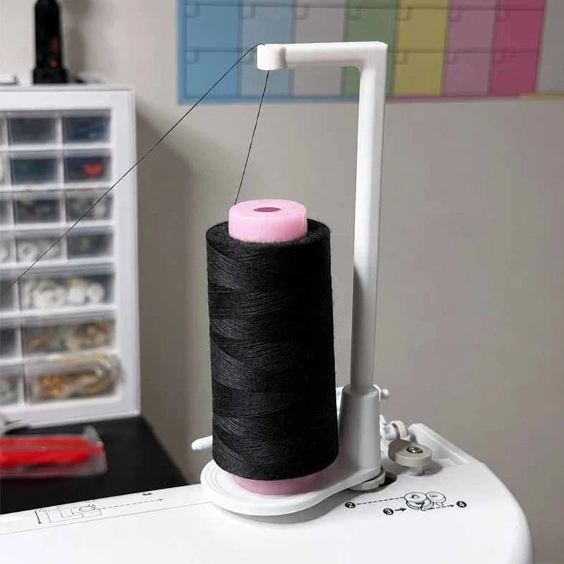 Thread Spool Holder Holds Oversized Spools Smooth Thread Flow