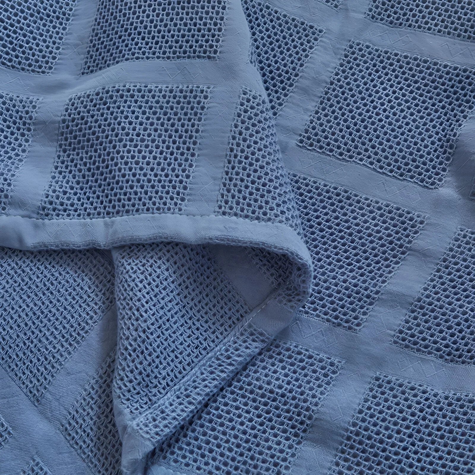 Throw Blanket 100% Cotton Waffle Breathable & Hypoallergenic