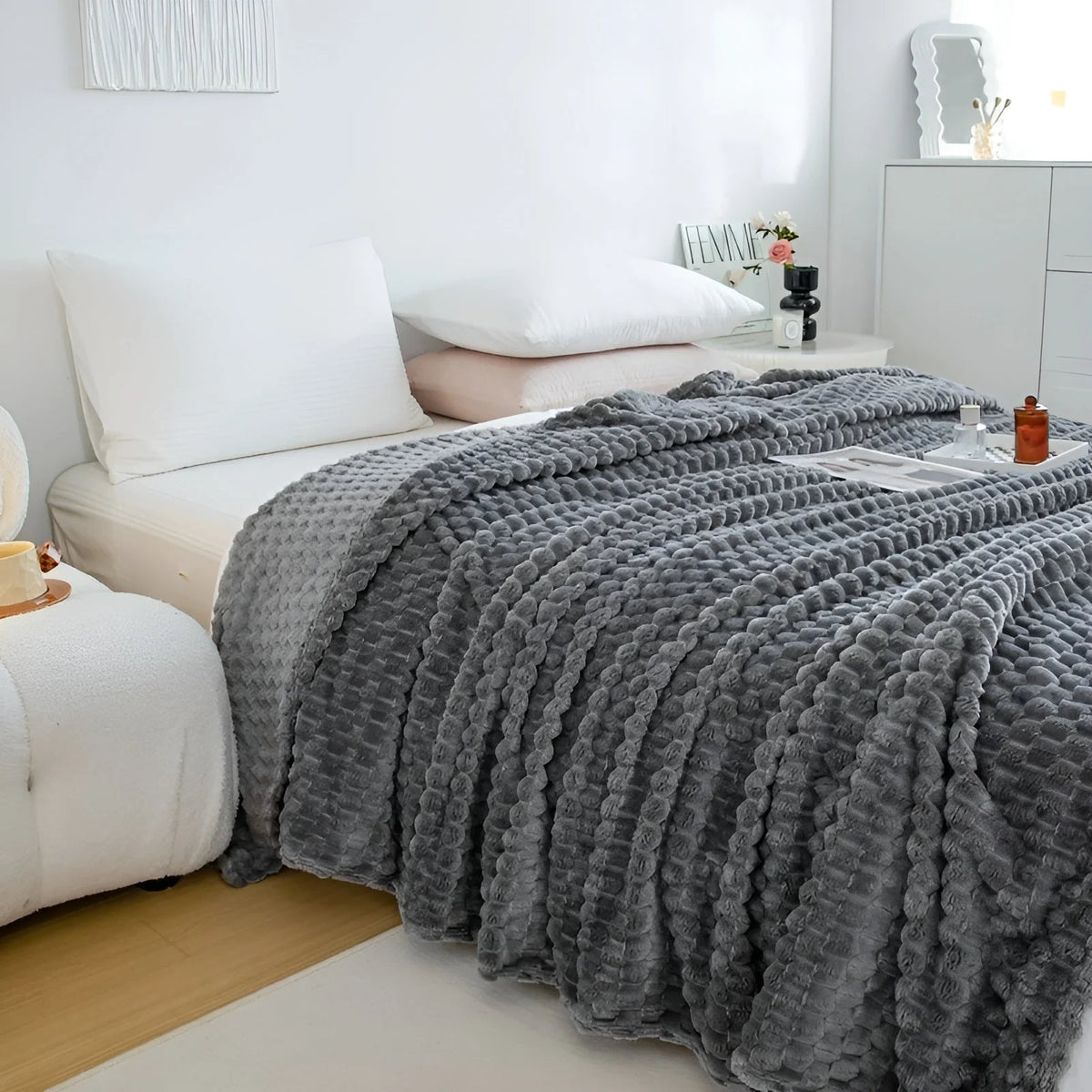 Throw Blanket Microfiber Super Soft Machine Washable