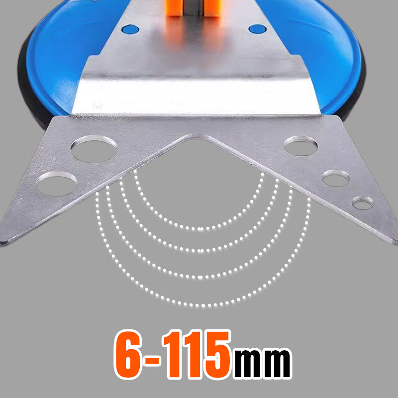 Tile Drill Guide Suction Cup Curved Holder Stainless Steel