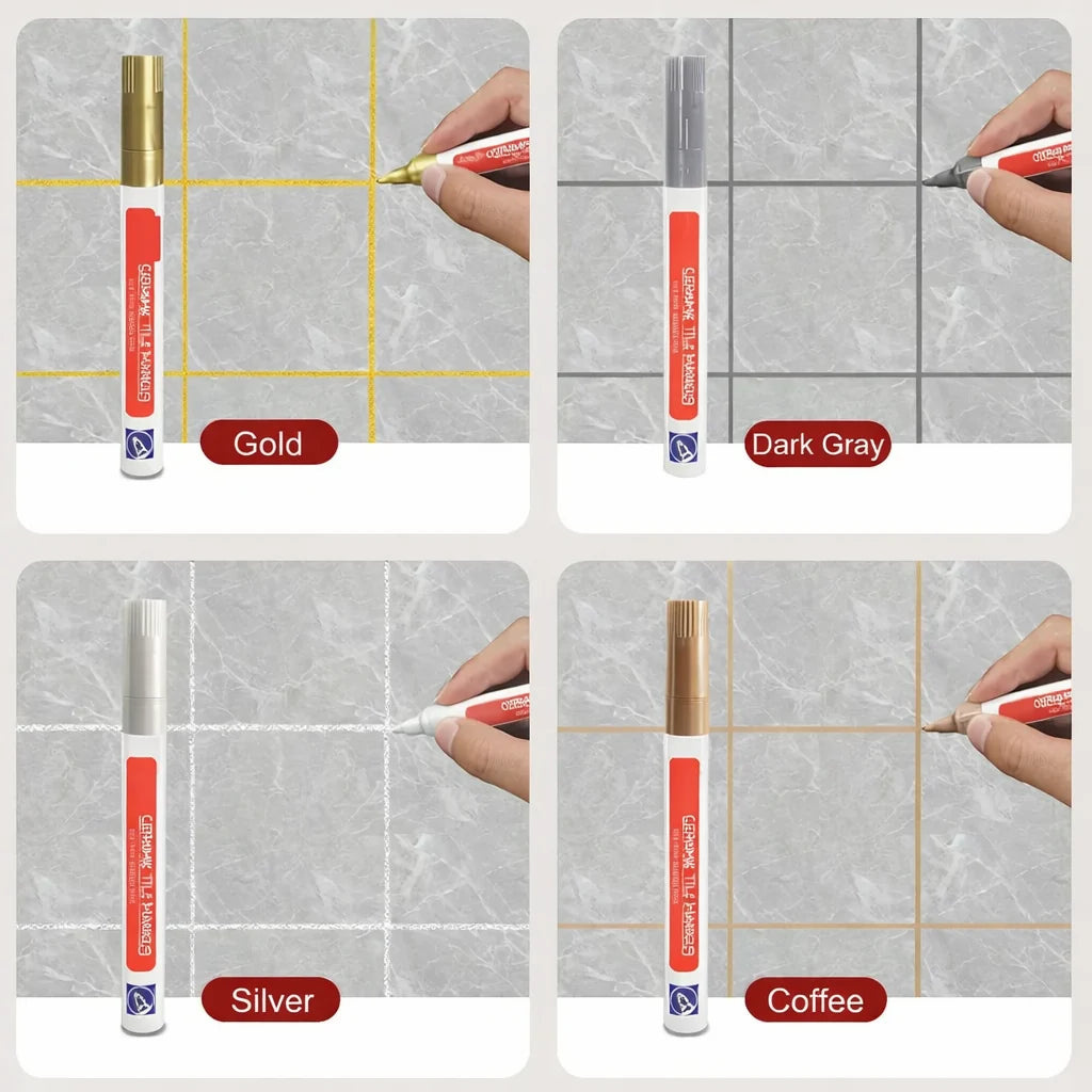 Tile Grout Pen Quick Drying Waterproof Mold Resistant