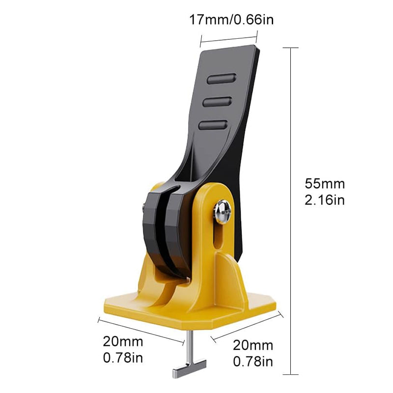 Tile Leveling System For 8-12mm Tiles Reusable Bases & Wedges