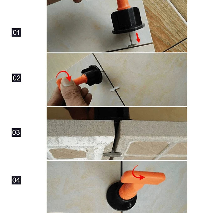 Tile Leveling System Reusable Stainless Steel Pins 50 Pack