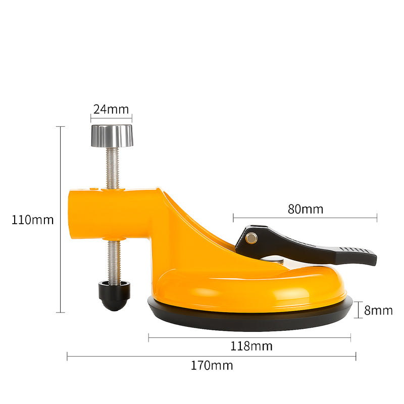 Tile Lifter Suction Cup Aluminum Body & Rubber Pad