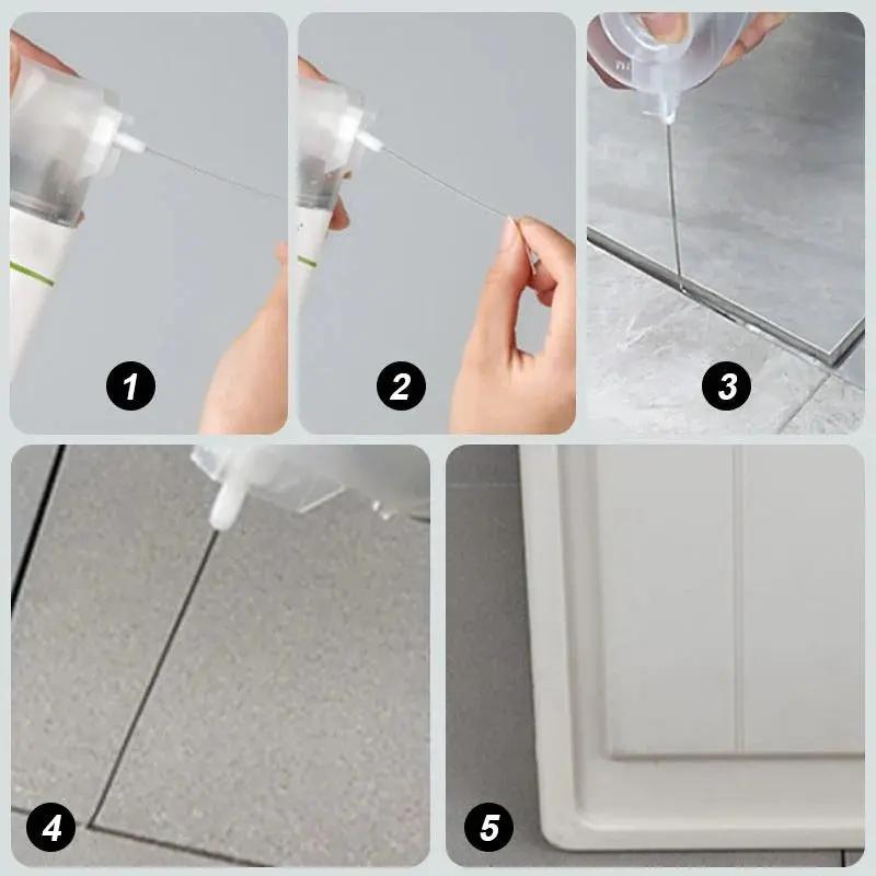 Tile Repair Gel Extra-Strong Water-Resistant Needle Tip