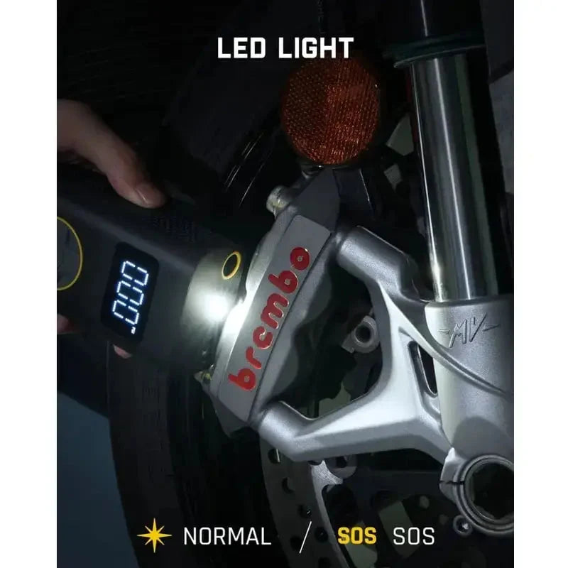Tire Inflator Cordless Automatic Pressure Control