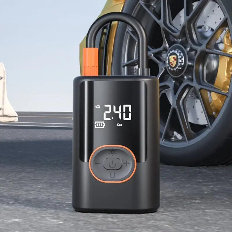Tire Inflator Digital Auto-Stop Rechargeable USB & LED