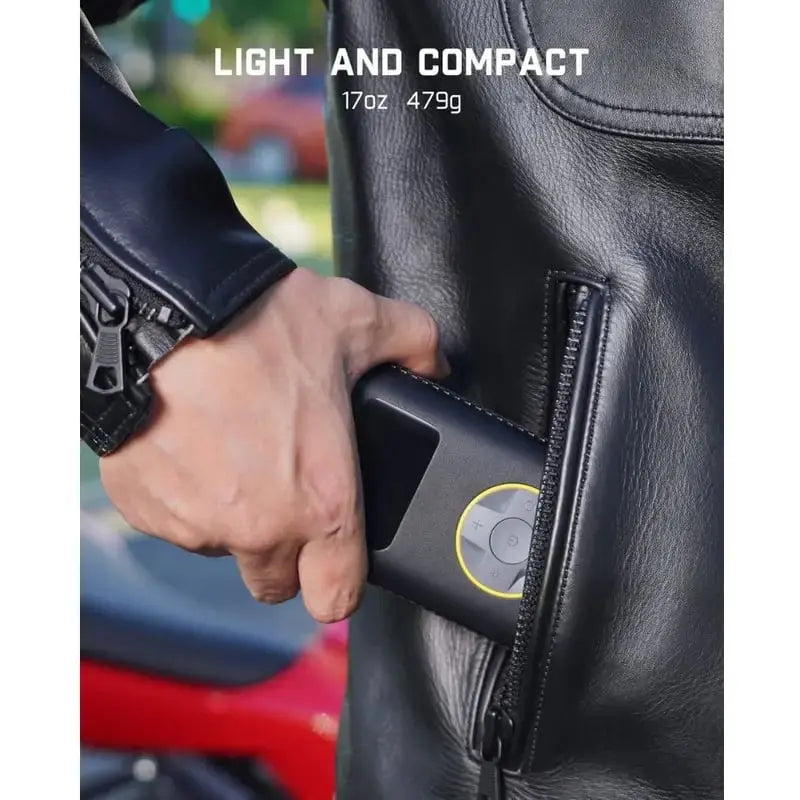 Tire Inflator Digital Auto-Stop Rechargeable USB & LED