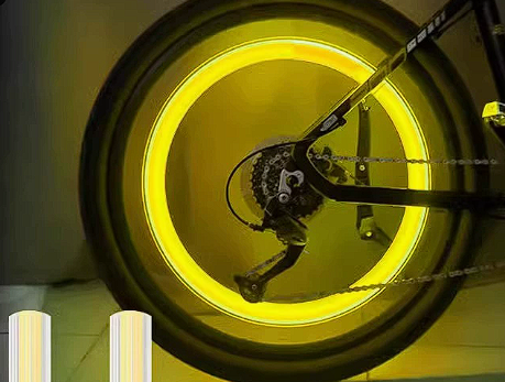 Tire Valve Cap Lights Motion-Activated 360 Degree Glow
