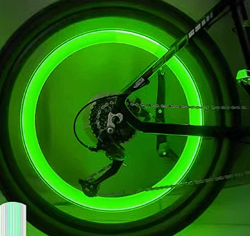 Tire Valve Cap Lights Motion-Activated 360 Degree Glow