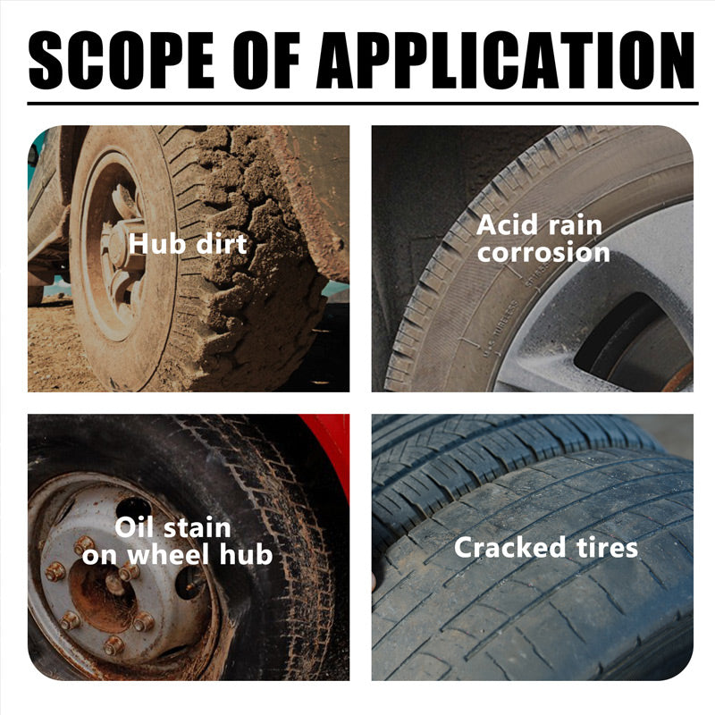 Tire Wax Deep-Absorbing Long-Lasting Eco-Friendly