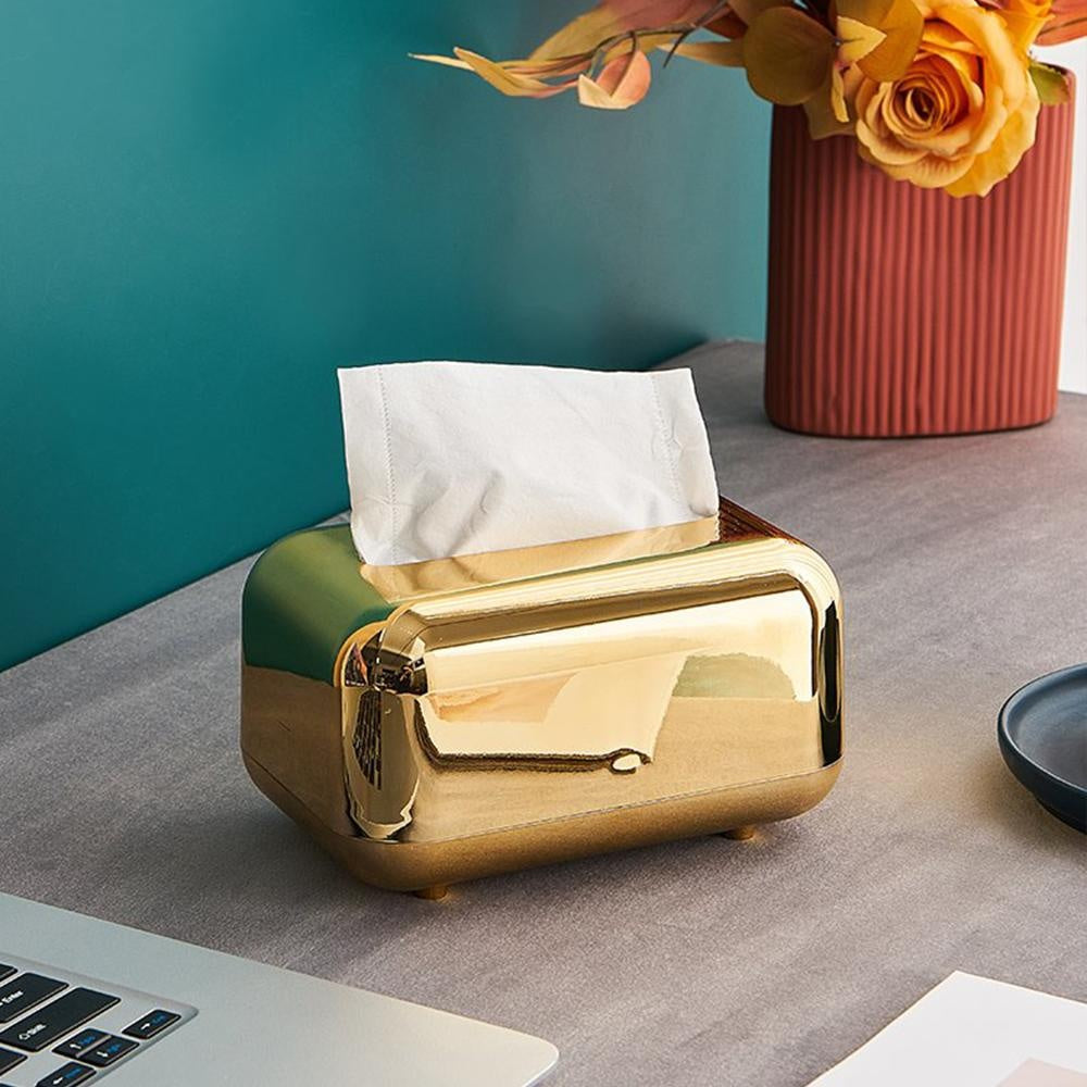 Tissue Box Automatic Spring Lift Non-Slip Base