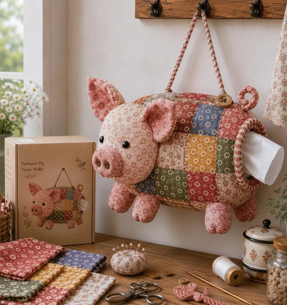 Tissue Holder Kit Pre-Cut Fabric & Hanging Strap