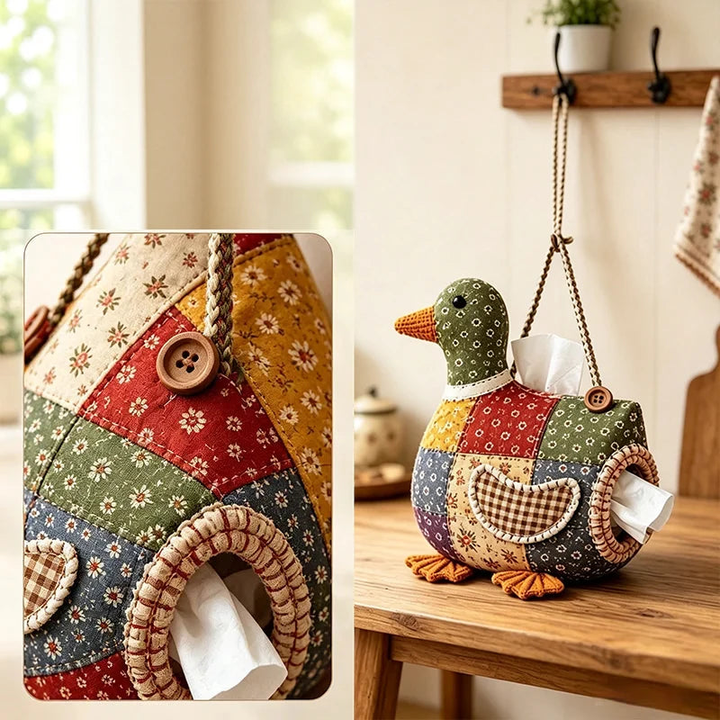 Tissue Holder Kit Pre-Cut Fabric & Hanging Strap