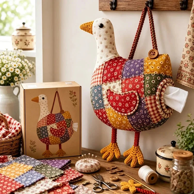 Tissue Holder Kit Pre-Cut Fabric & Hanging Strap