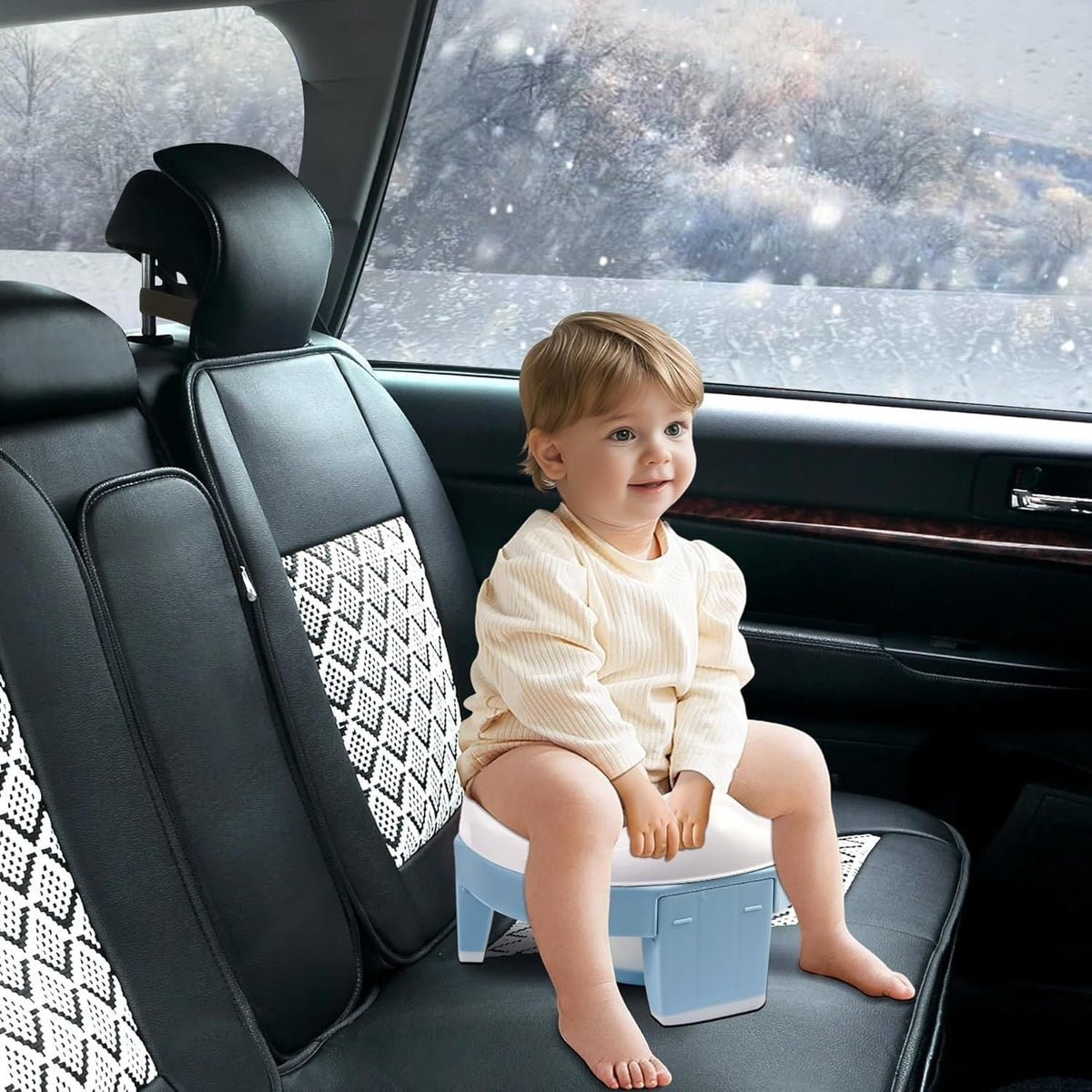 Toddler Travel Potty Foldable Lightweight Seat Attachment