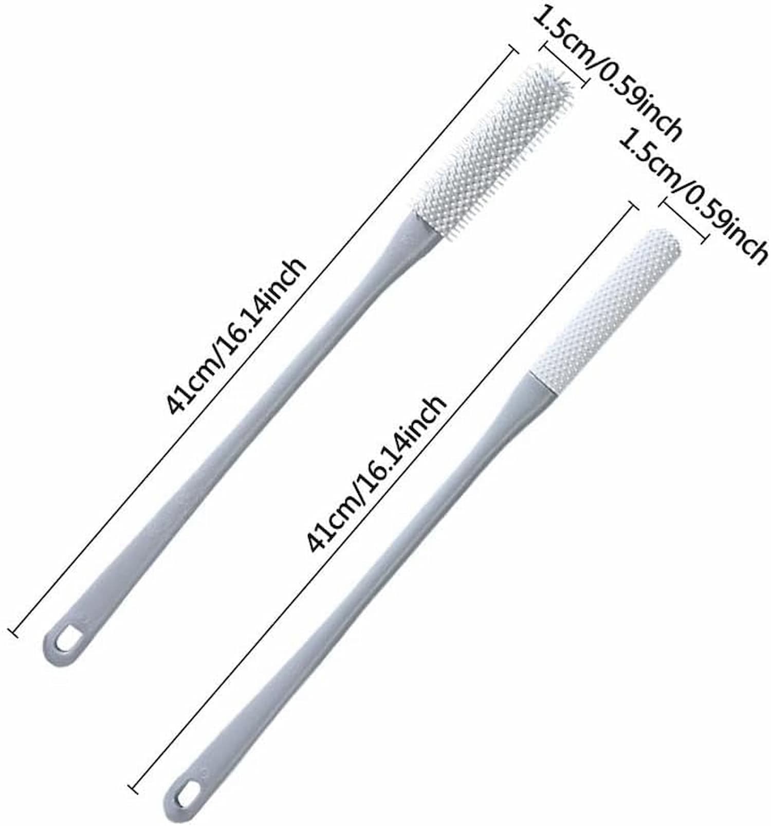 Toe Gap Cleaner Ergonomic Long Handle & Soft Bristles