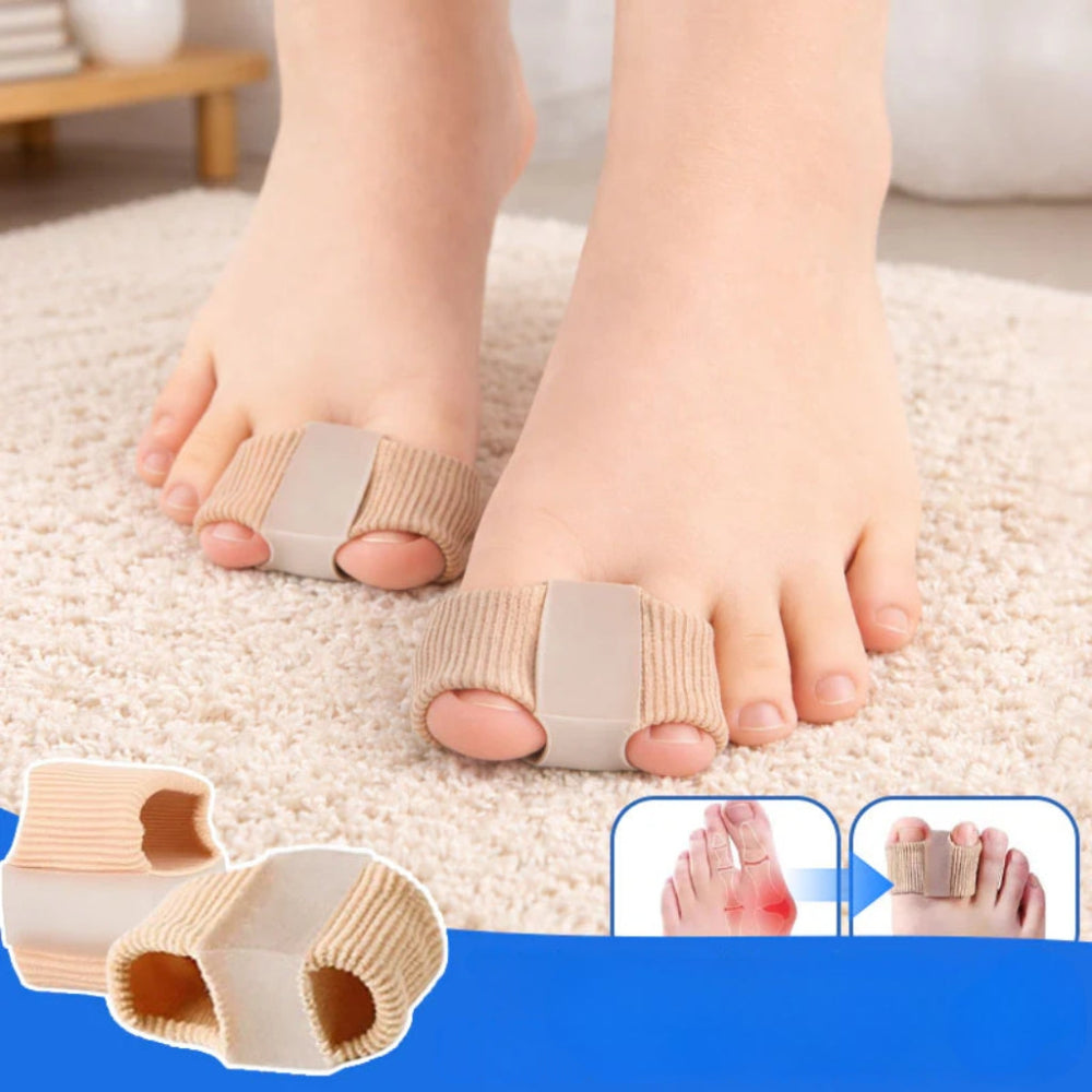 Toe Separators Ergonomic Flexible Skin-Friendly Set of 2