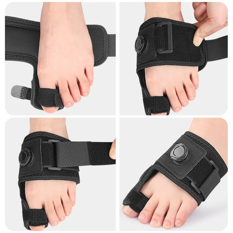 Toe Splint Adjustable Twist Closure Steel Wire Reinforced