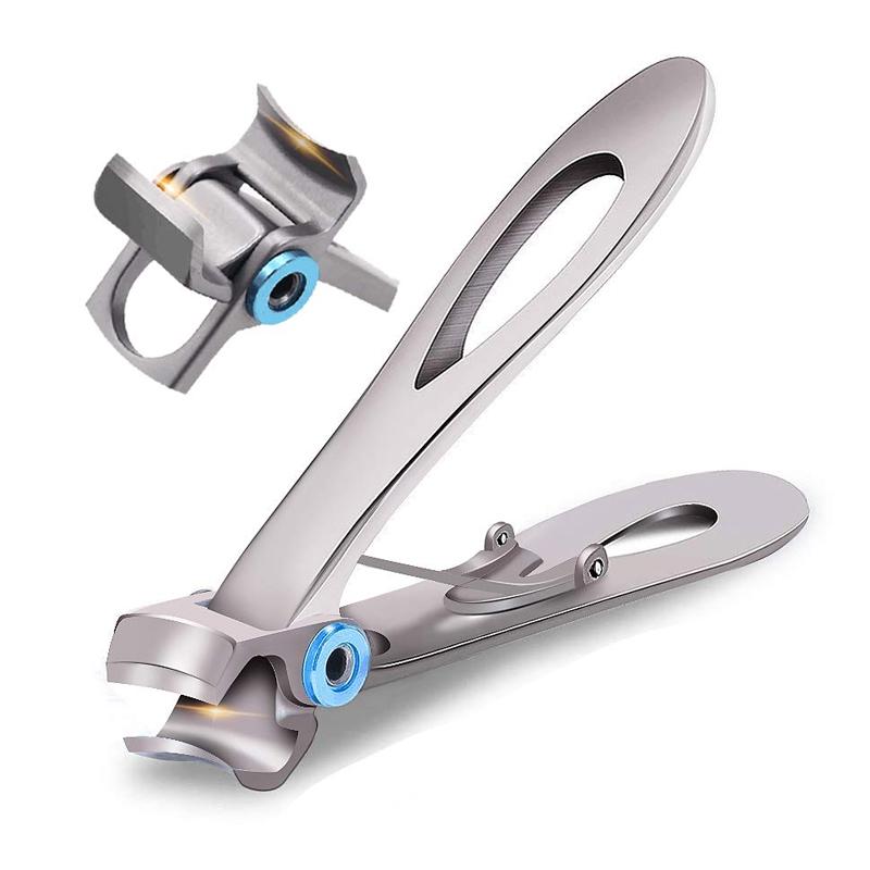 Toenail Clipper Reinforced Grip Curved Stainless Steel 15mm Opening