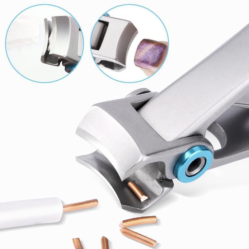 Toenail Clipper Reinforced Grip Curved Stainless Steel 15mm Opening