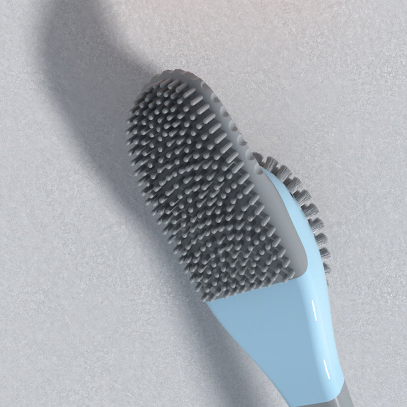 Toilet Brush 360° Soft TPR Head Non-Slip Handle