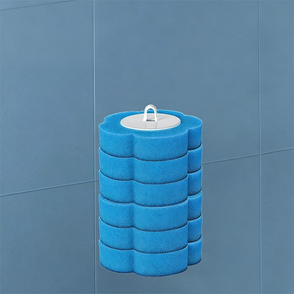 Toilet Brush Disposable Heads Antibacterial Coating & Wall Mount
