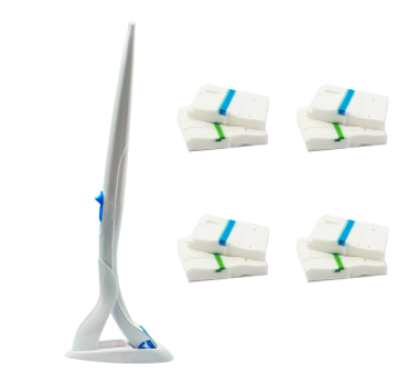 Toilet Brush Replaceable Fleece Pads Chemical-Free