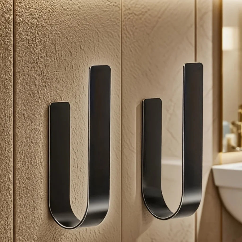 Toilet Paper Holder 3-Roll Stainless Steel Adhesive Mount