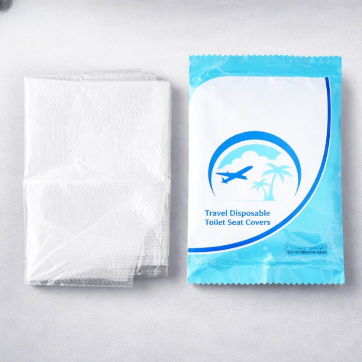 Toilet Seat Covers Double-Layer Biodegradable Pack of 50