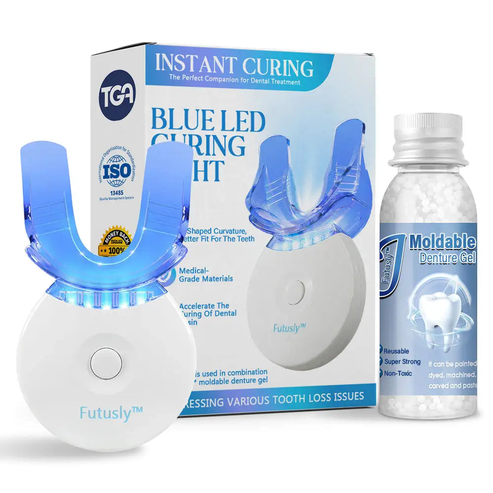 Tooth Repair Kit Moldable Gel & LED Curing