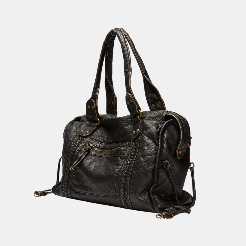Tote Bag PU Leather Fits A4 Laptop