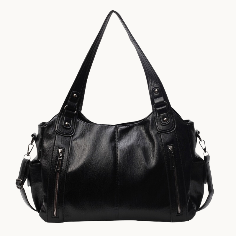 Tote Bag Vintage Vegan Leather Water-Resistant