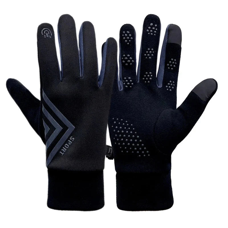 Touchscreen Gloves Waterproof Conductive Fingertips Non-Slip