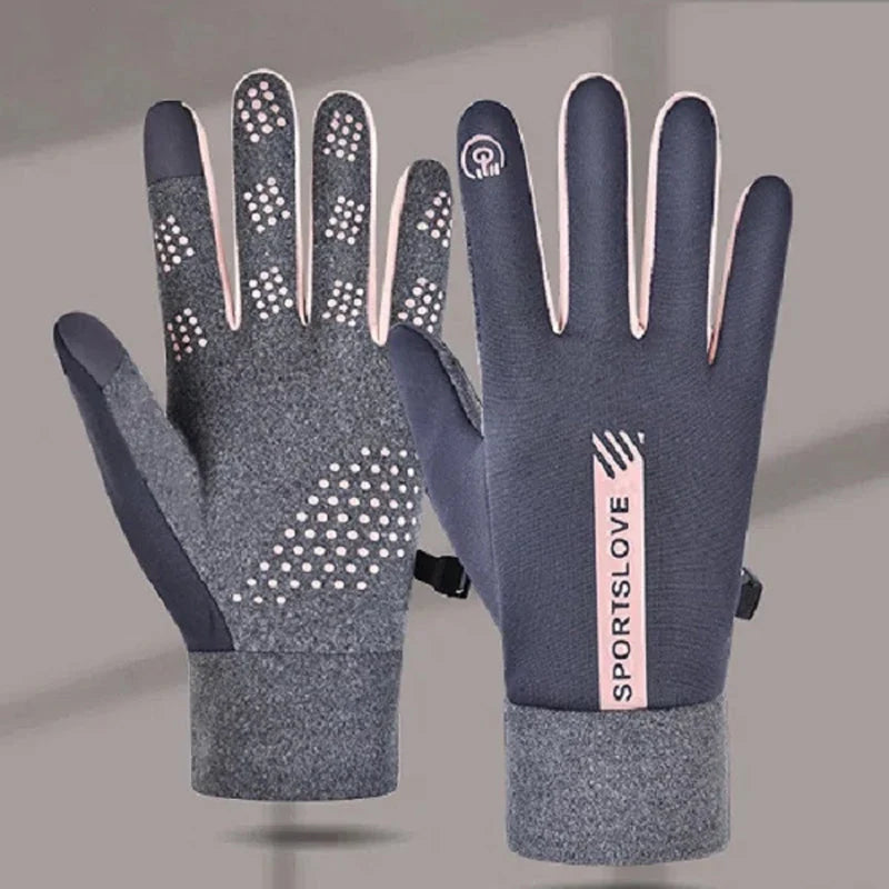 Touchscreen Gloves Waterproof Conductive Fingertips Non-Slip