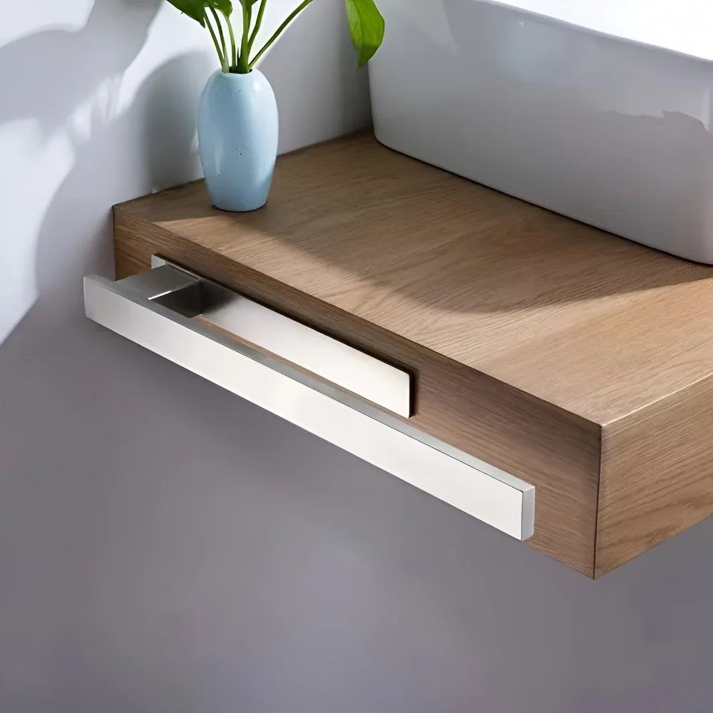 Towel Bar No-Drill Adhesive Brushed Stainless Steel