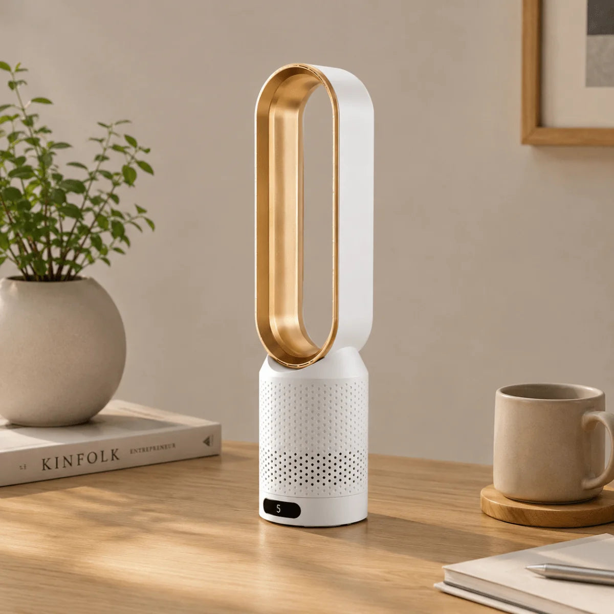Tower Fan Bladeless 3-in-1 Digital Display