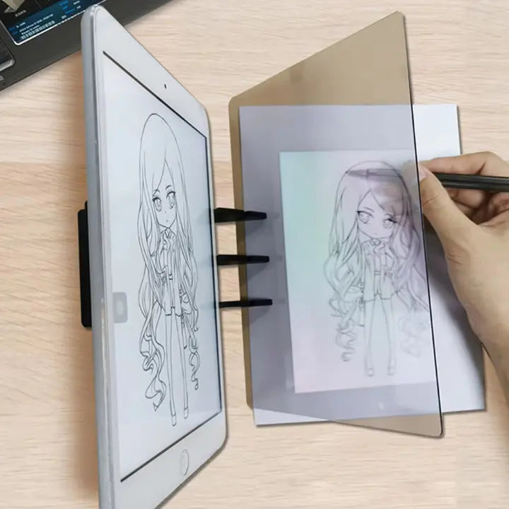 Tracing Reflector Clear Acrylic Lens Adjustable Stand