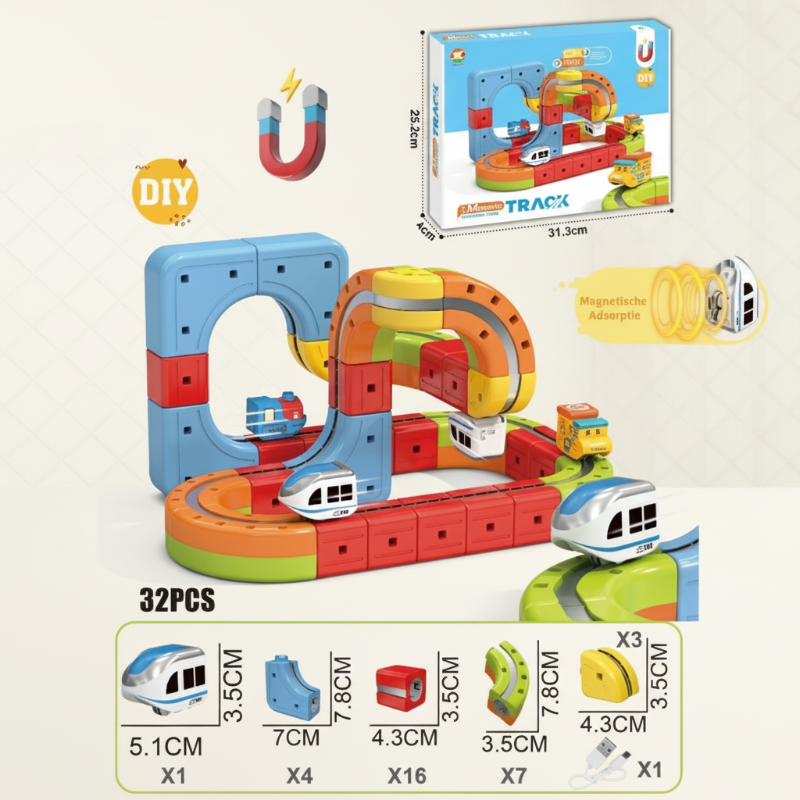 Train Set Anti-Gravity Magnetic Electric Engine
