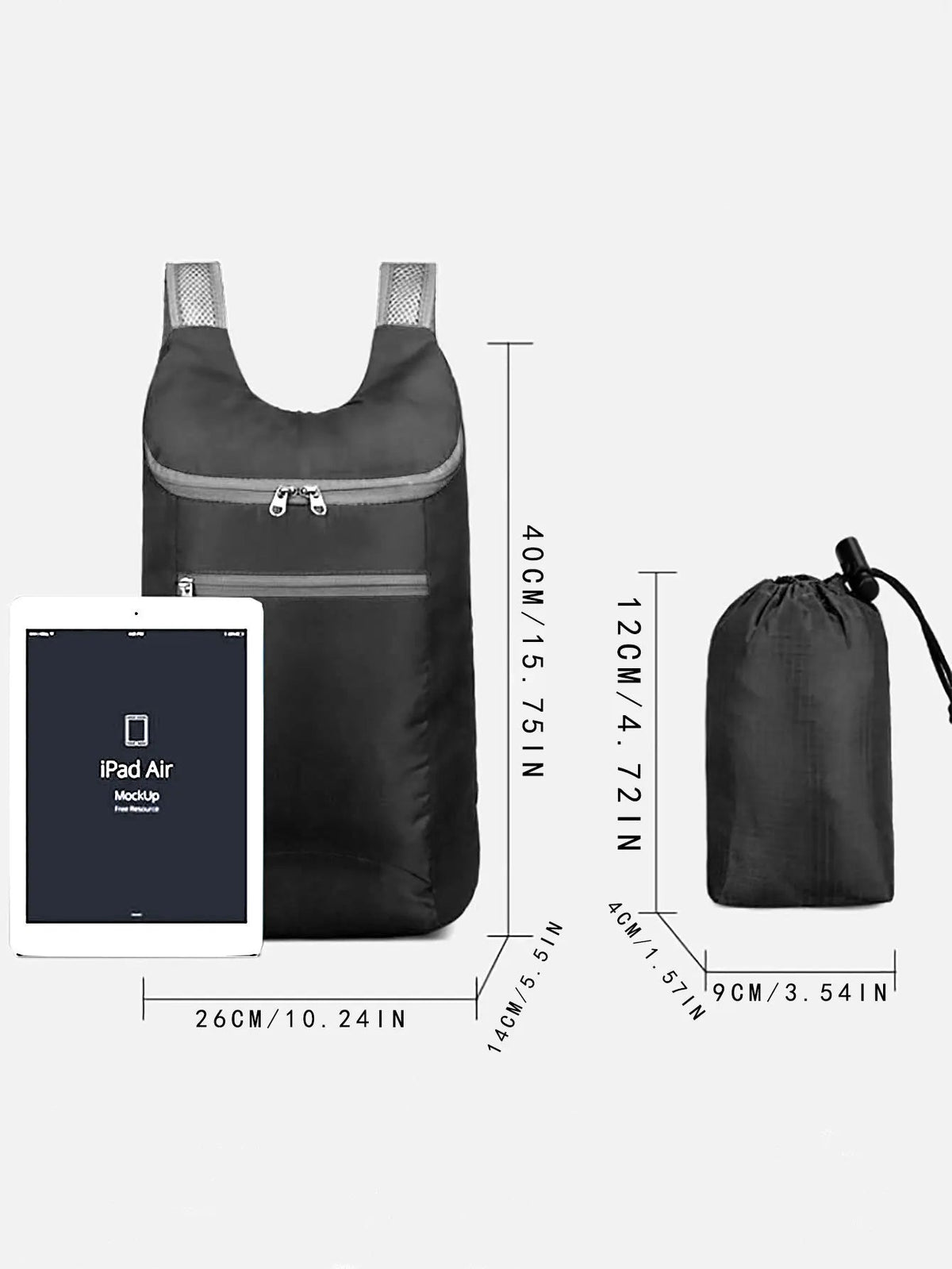 Travel Backpack Ultralight Foldable Waterproof Nylon