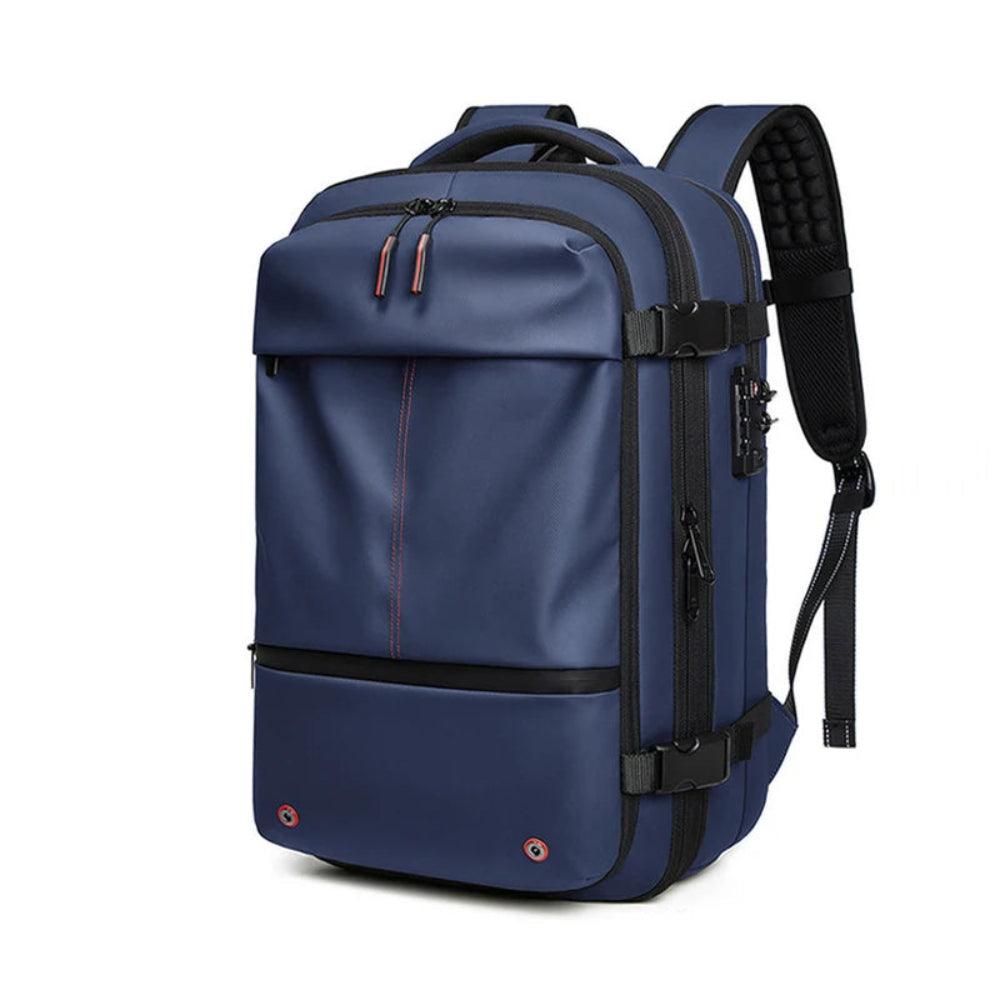 Travel Backpack Vacuum Compression Expandable 60L Padded Laptop Compartment