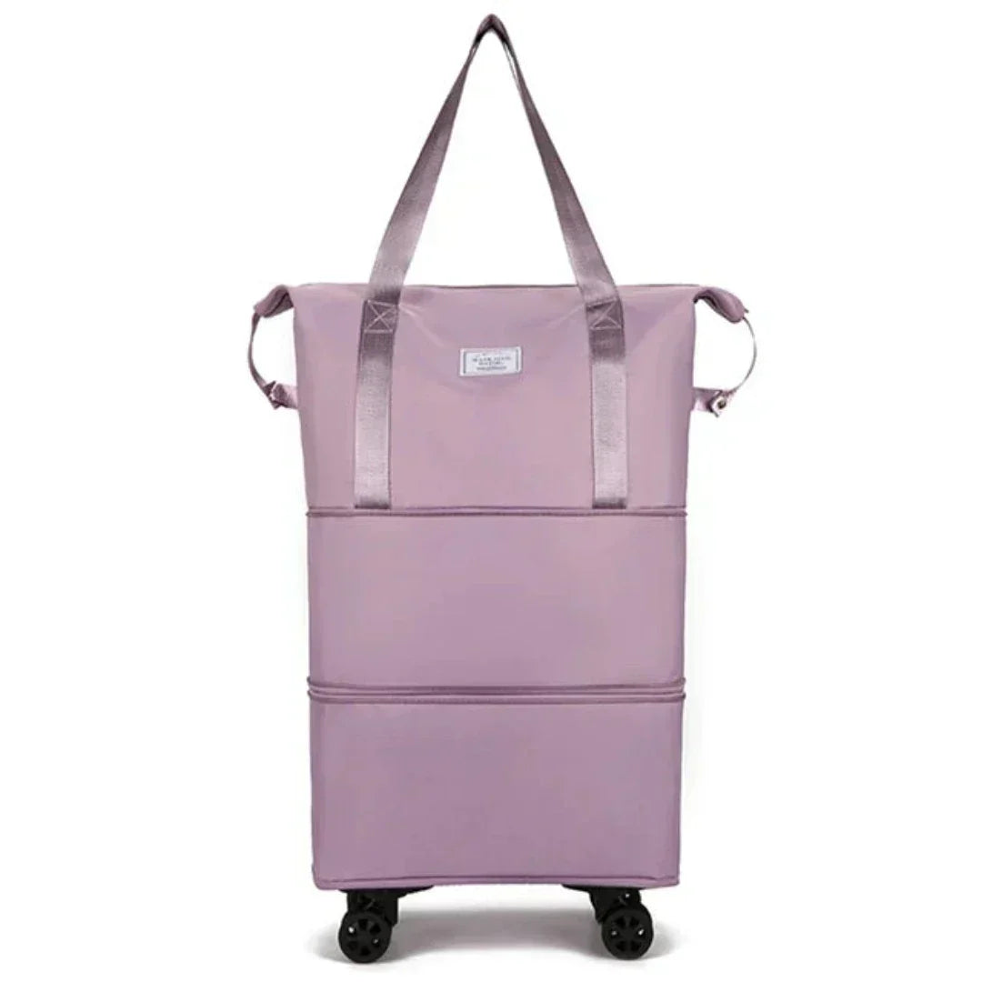 Travel Duffel Bag Expandable & Organized Interior