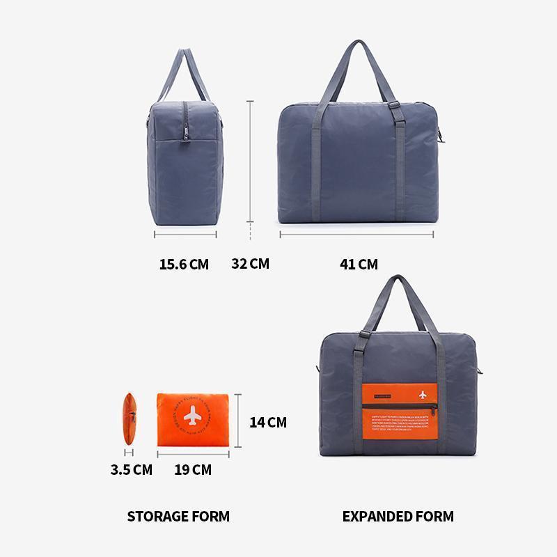Travel Duffel Bag Foldable Luggage Sleeve Water-Resistant Nylon