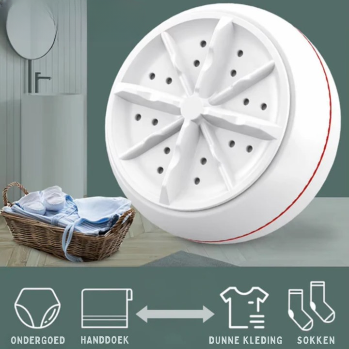 Travel Mini Washing Machine Ultrasonic & USB Powered