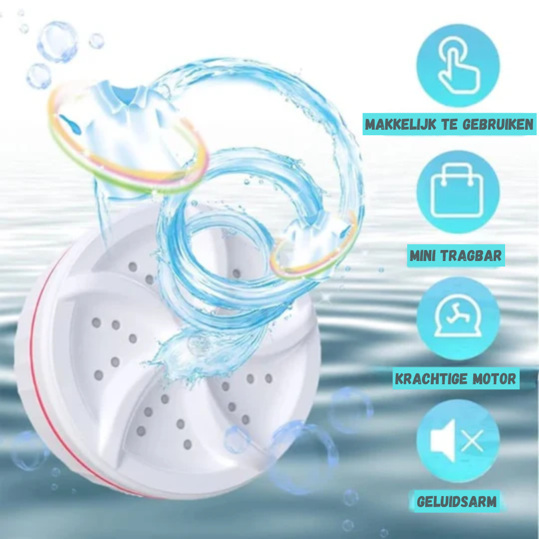 Travel Mini Washing Machine Ultrasonic & USB Powered