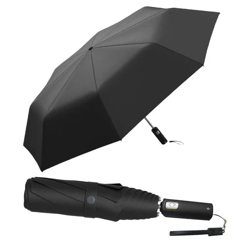 Travel Umbrella Auto Open Water-Repellent Ring Handle